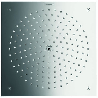 Palarie dus fix Hansgrohe Raindance Air 1jet, patrat 26x26 cm, crom