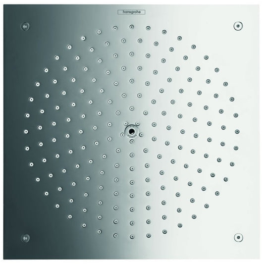 Palarie dus fix Hansgrohe Raindance Air 1jet, patrat 26x26 cm, crom