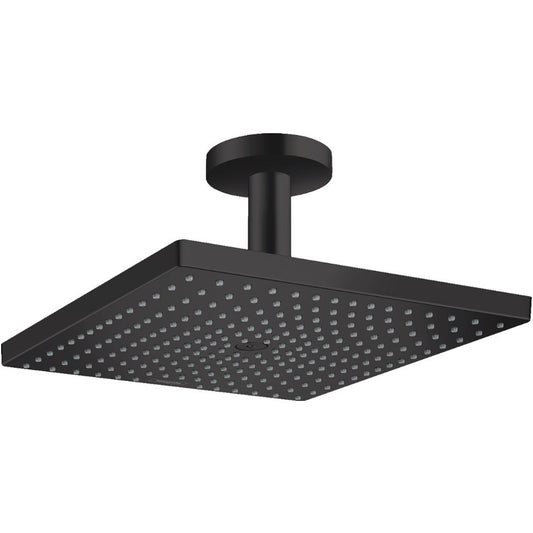 Palarie dus fix Hansgrohe Raindance E 300, cu brat pe tavan, negru mat