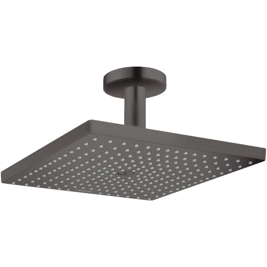 Palarie dus fix Hansgrohe Raindance E 300, cu brat pe tavan, antracit satinat