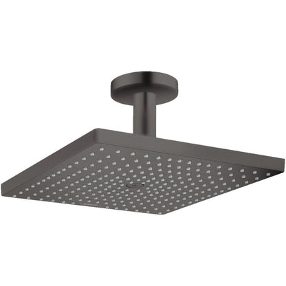 Palarie dus fix Hansgrohe Raindance E 300, cu brat pe tavan, antracit satinat