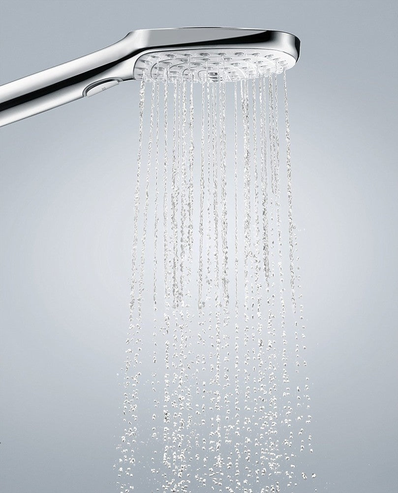 Hansgrohe Raindance Select E 120/Unica`S Puro Set dus cu bara 90 cm, alb/crom