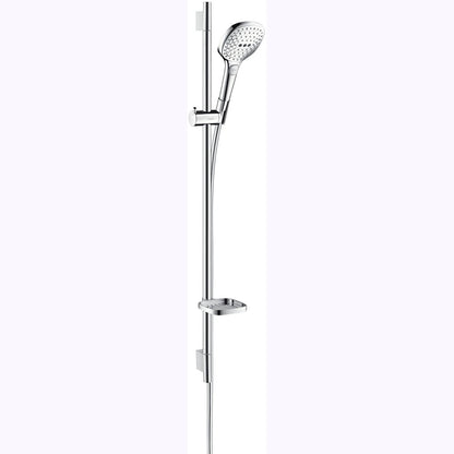 Hansgrohe Raindance Select E 120/Unica`S Puro Set dus cu bara 90 cm, alb/crom