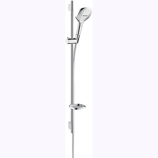 Hansgrohe Raindance Select E 120/Unica`S Puro Set dus cu bara 90 cm, alb/crom