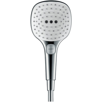 Hansgrohe Raindance Select E 120/Unica`S Puro Set dus cu bara 65 cm, alb/crom