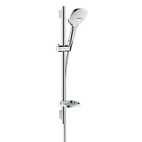 Hansgrohe Raindance Select E 120/Unica`S Puro Set dus cu bara 65 cm, alb/crom