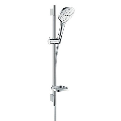 Hansgrohe Raindance Select E 120/Unica`S Puro Set dus cu bara 65 cm, alb/crom
