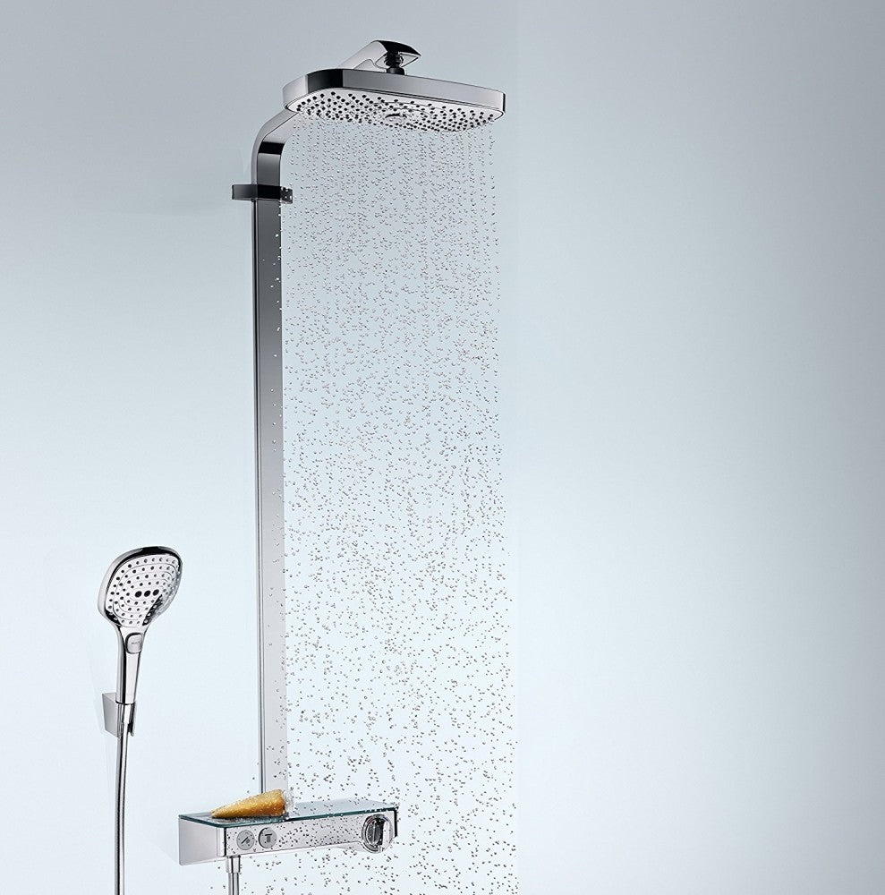 Coloana dus cu baterie si termostat Hansgrohe Raindance Select E 300 2jet ST