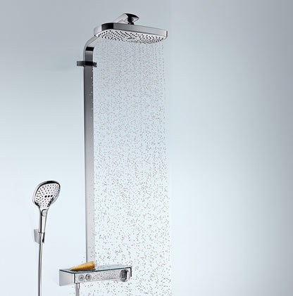 Coloana dus cu baterie si termostat Hansgrohe Raindance Select E 300 2jet ST