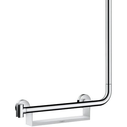 Hansgrohe Raindance Select S 120 3jet Set dus 110 cm, bara de sprijin cu polita, dreapta, crom