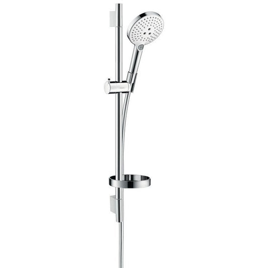 Hansgrohe Raindance Select S 120 3jet Set dus cu bara 65 cm, alb/crom