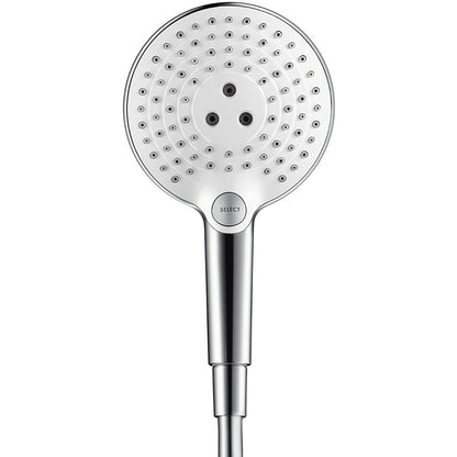 Hansgrohe Raindance Select S 120 Porter Set dus cu suport, furtun 160 cm, alb/crom