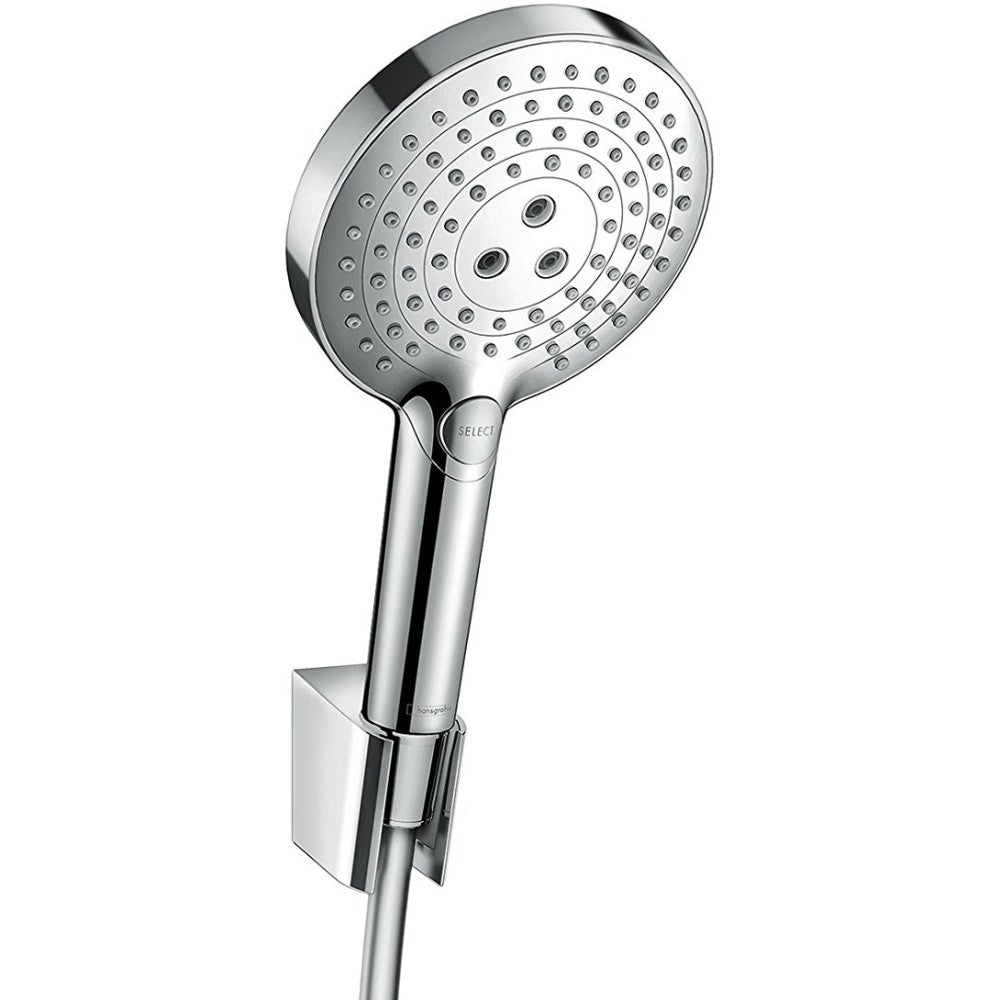 Hansgrohe Raindance Select S 120 Porter Set dus cu suport, furtun 160 cm, crom