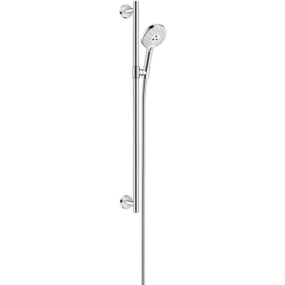 Hansgrohe Raindance Select S 120 Set dus cu bara 90 cm, alb/crom