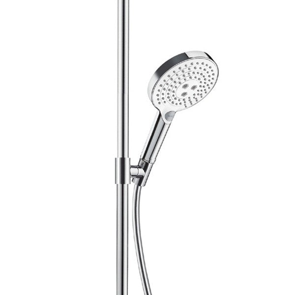 Coloana dus cu baterie si termostat Hansgrohe Raindance Select S 240 2jet, alb/crom