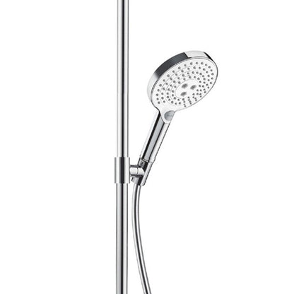 Coloana dus cu baterie si termostat Hansgrohe Raindance Select S 240 2jet, alb/crom