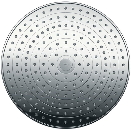 Palarie dus fix Hansgrohe Raindance Select S 300 2jet, cu brat montat in tavan 10 cm, crom