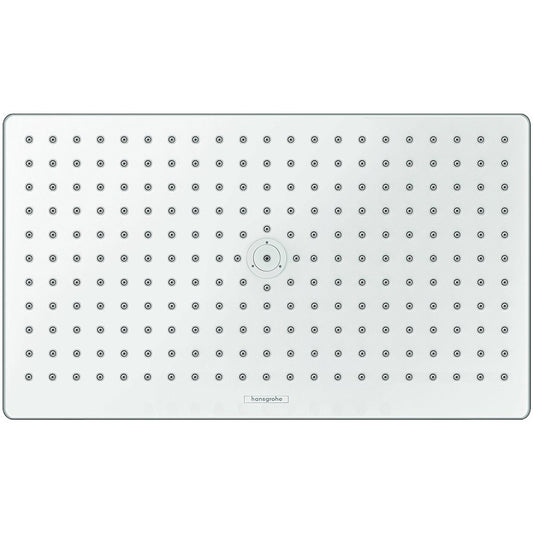Palarie dus fix Hansgrohe Rainmaker Select 460 1jet, cu brat montat in tavan 10 cm, alb/crom