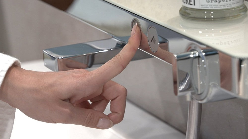Hansgrohe Select 300 Baterie Baterie cada dus cu termostat, 2 iesiri, alb/crom