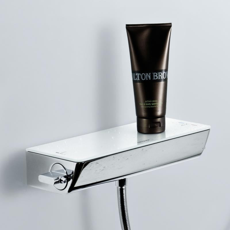 Hansgrohe Raindance Select Baterie dus cu termostat, alb/crom