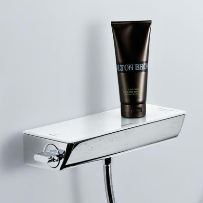 Hansgrohe Raindance Select Baterie dus cu termostat, alb/crom