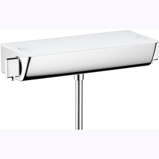 Hansgrohe Raindance Select Baterie dus cu termostat, alb/crom