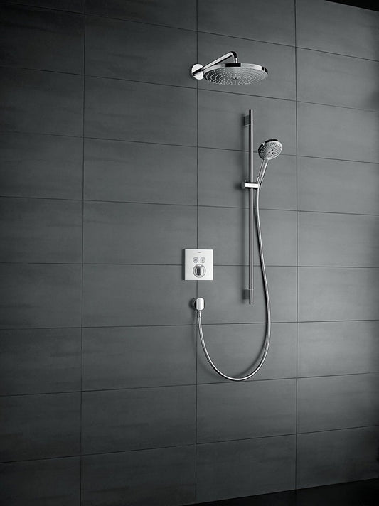 Hansgrohe ShowerSelect Baterie dus cu termostat pentru montaj incastrat, patrata, crom