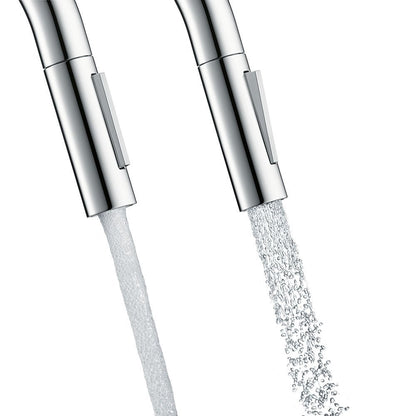 Hansgrohe Focus 240 Baterie chiuveta bucatarie monocomanda cu dus extractibil, aspect inox