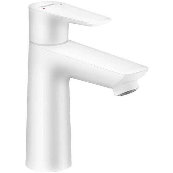 Baterie lavoar alba mat Hansgrohe Talis E 110 Cold Start