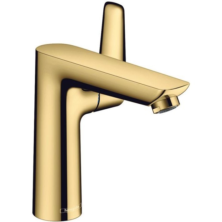 Baterie lavoar aurie Hansgrohe Talis E 150, cu ventil metalic pop-up