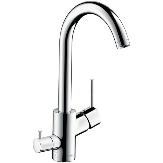 Hansgrohe Talis S Variarc Baterie chiuveta bucatarie monocomanda cu supapa inchidere, H35 cm, crom