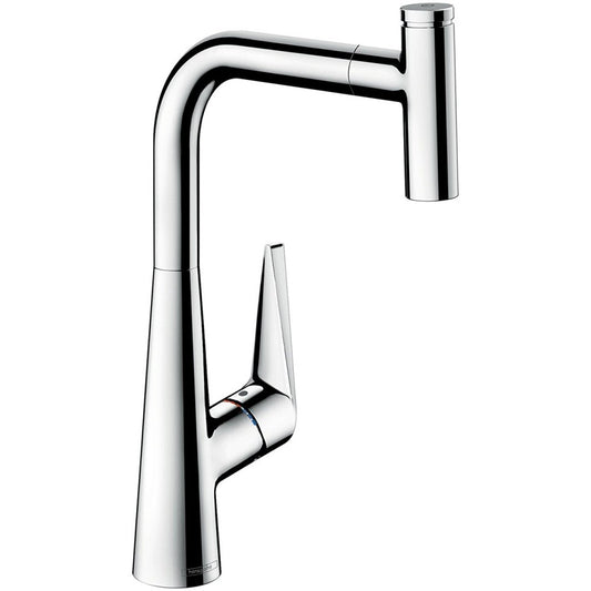 Hansgrohe Talis Select S 300 Baterie chiuveta bucatarie monocomanda cu dus extractibil, crom