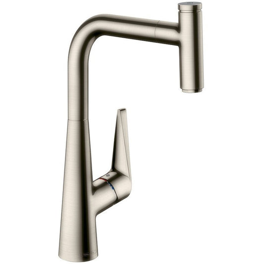 Hansgrohe Talis Select S 300 Baterie chiuveta bucatarie monocomanda cu dus extractibil, aspect inox