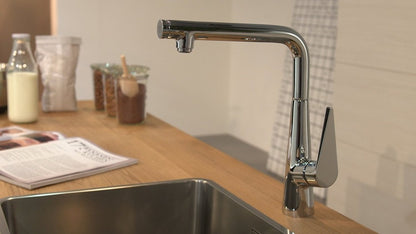 Hansgrohe Talis Select S 300 Baterie chiuveta bucatarie monocomanda, crom