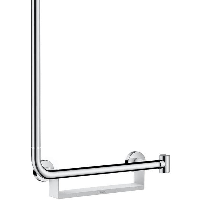Hansgrohe Unica Comfort Bara de dus 1100 mm, stanga, alb/crom