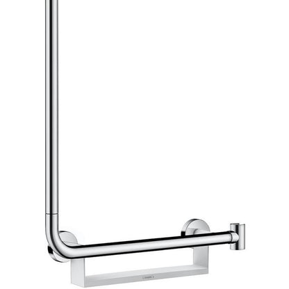 Hansgrohe Unica Comfort Bara de dus 1100 mm, stanga, alb/crom