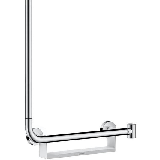 Hansgrohe Unica Comfort Bara de dus 1100 mm, stanga, alb/crom