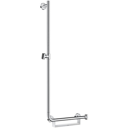 Hansgrohe Unica Comfort Bara de dus 1100 mm, stanga, alb/crom