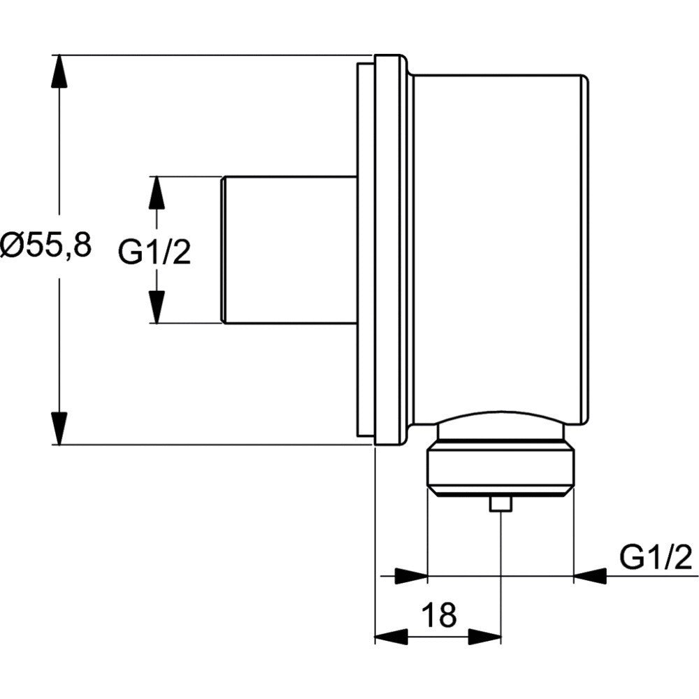 Set promo Sistem dus incastrat fara termostat Ideal Standard Ceraplan IdealRainCube