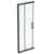 Ideal Standard Connect 2 Componenta cabina dus  - usa glisanta 90 cm, profil negru