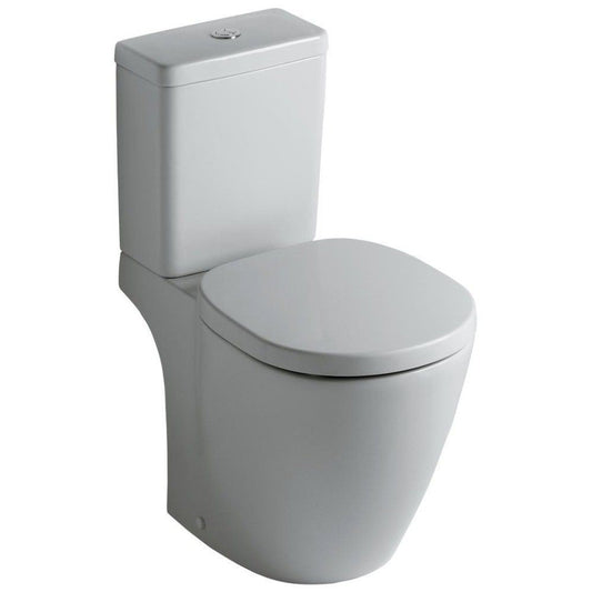 Set promo Vas WC pe pardoseala cu rezervor aparent si capac Ideal Standard Connect 36x66 cm evacuare orizontala