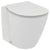 Vas WC pe pardoseala Ideal Standard Connect 36x55 cm evacuare orizontala, lipit de perete