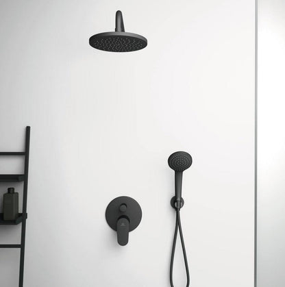 Palarie dus fix Ideal Standard IdealRain, Ø20 cm cu brat, montaj pe perete