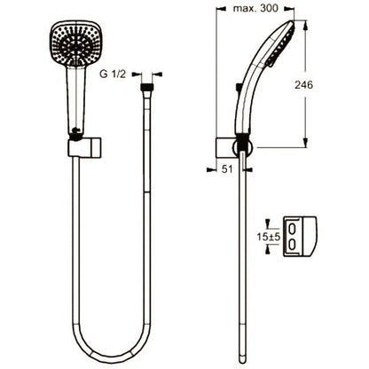 Ideal Standard Edge Set Promo 3 in 1 pentru cada si dus