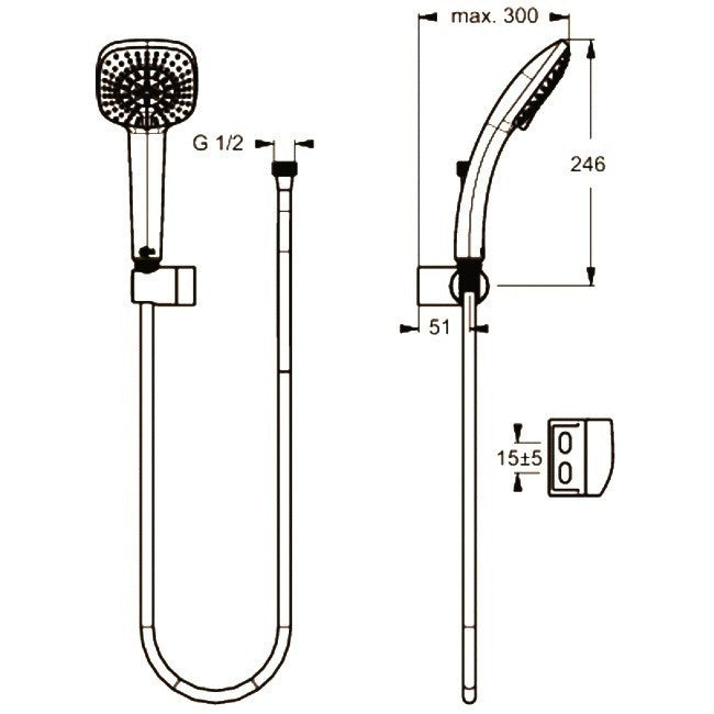 Ideal Standard Tesi Set Promo 3 in 1 pentru cada si dus