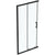 Ideal Standard Connect 2 Componenta cabina dus  - usa glisanta 100 cm, profil negru