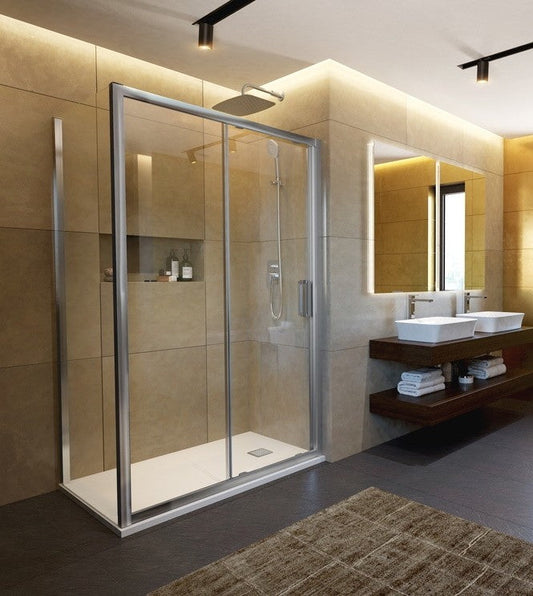 Cabina dus dreptunghiulara cu usa glisanta Ideal Standard Connect 2 100x70 cm