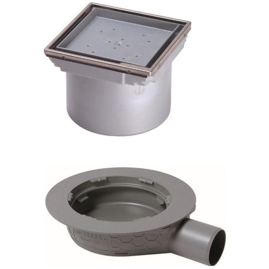 Set promo Sifon pardoseala Kessel System 125 Design faiantabil