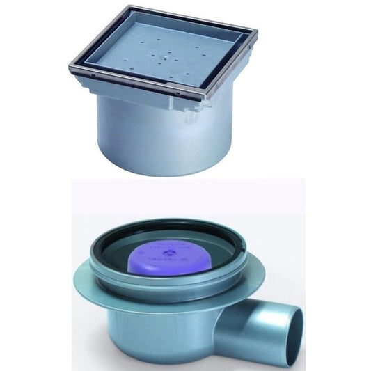 Set promo Sifon pardoseala Kessel System 100 cu capac faiantabil