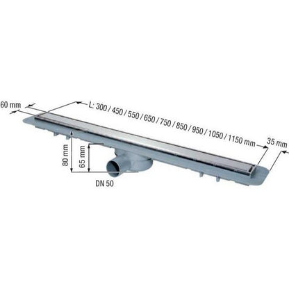 Rigola dus Kessel Linearis Compact completa 45 cm